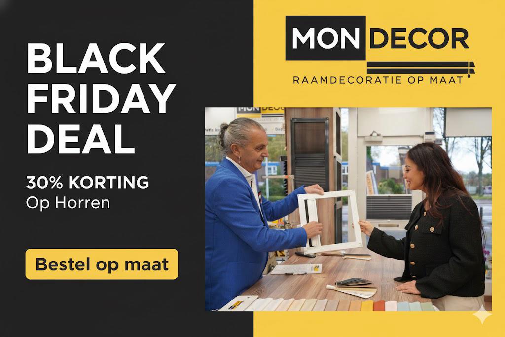 Black Friday Deal - 30% korting op horren